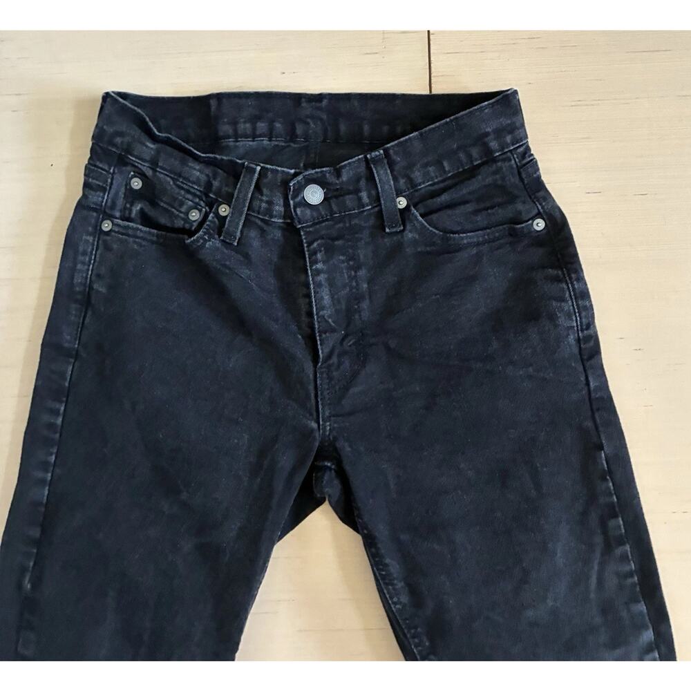 Levi's 541 Men's Size 30x30 Athletic Taper Fit Stretch Black Denim Jeans - Picture 7 of 16